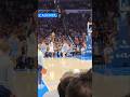 OKC THUNDER FANS GET LOUD AS CASON WALLACE NAILS A THREE!