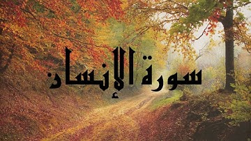سورة الانسان |سورة الانسان كامله بصوت القارئ محمد نبيل | اصوات من السماء
