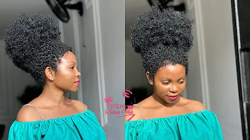 Jinsi ya kusuka NATURAL CROCHET | Natural hair look tutorial  Protective Hairstyles @faridaothman