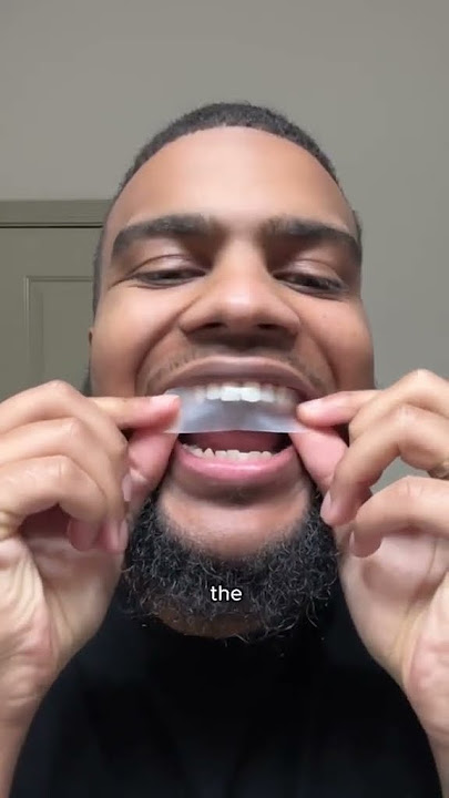 How to put on MySmile teeth whitening strips? #mysmile #teethwhitening #teethwhiteningstrips