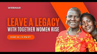 2026 Legacy Giving Informational Webinar