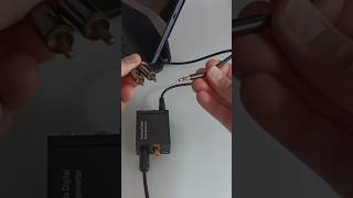 This 35mm To Rca For Connect Spdif Toslink Optical Converter To Apple Ipad Via Usb Type C shorts