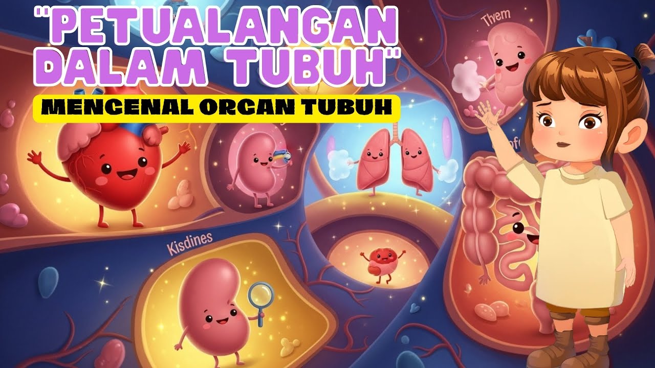 PETUALANGAN RARA: MENGENAL ORGAN TUBUH MANUSIA | VIDEO EDUKASI ANAK