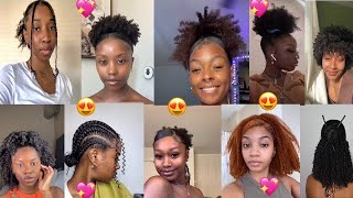 2022~🤍😍 Cute natural hairstyles for back to school 😍🤍 -part 2