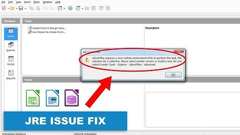 How to Install JRE in LibreOffice [FIXED] LibreOffice requires a Java runtime environment 🔥🔥