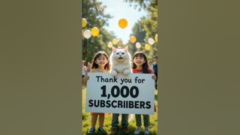 When the white cat hit 1,000 subscribers, she couldn’t contain her happiness. #cat #HappyWhiteCat