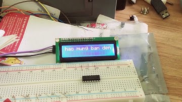 Arduino - chữ chạy với LCD 1602