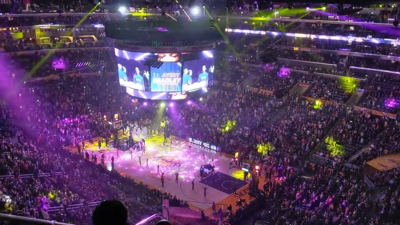 LA Lakers Intro at Staples Center