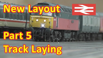 New Layout Build - Track Laying