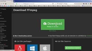 ERROR: ffprobe or avprobe not found. Please install one.