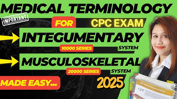Medical Terminology Made EASY! Integumentary & Musculoskeletal System Explained | CPC Exam Prep
