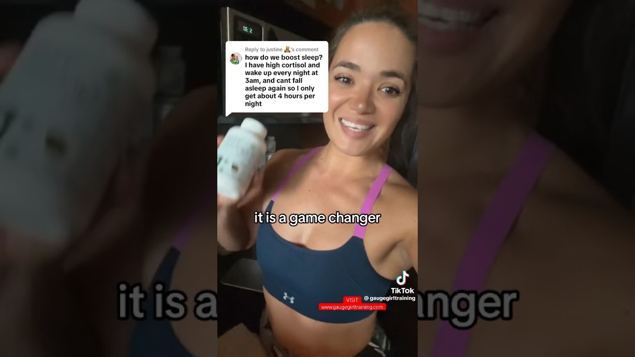 Best supplement to boost sleep & lower cortisol levels FAST 😴😣🤔