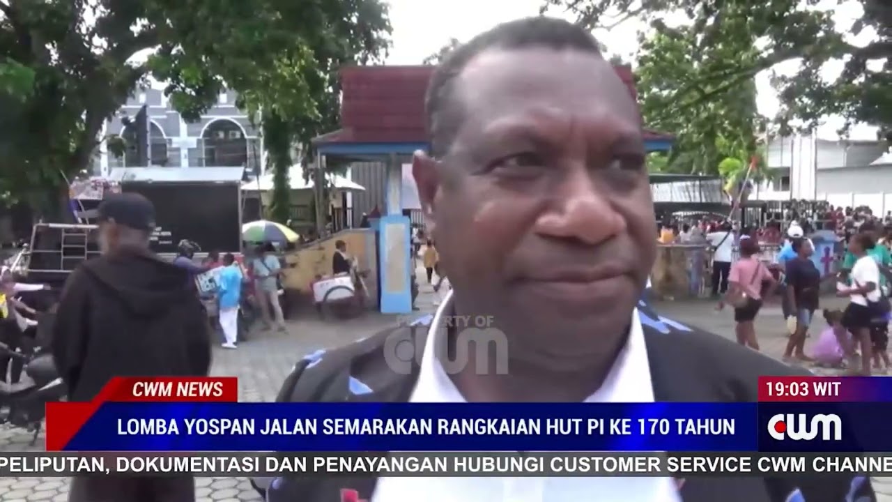 LOMBA YOSPAN JALAN SEMARAKAN RANGKAIAN HUT PI KE 170 TAHUN