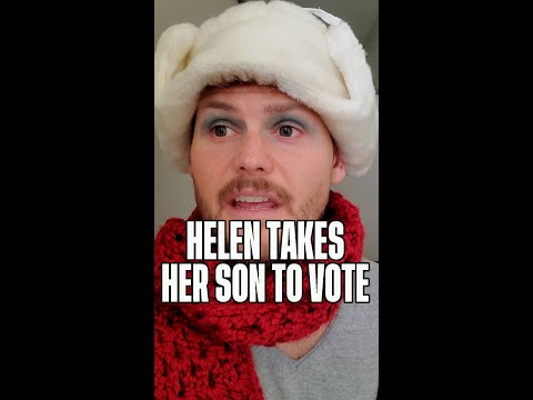 Helen Takes Her Son To Vote
