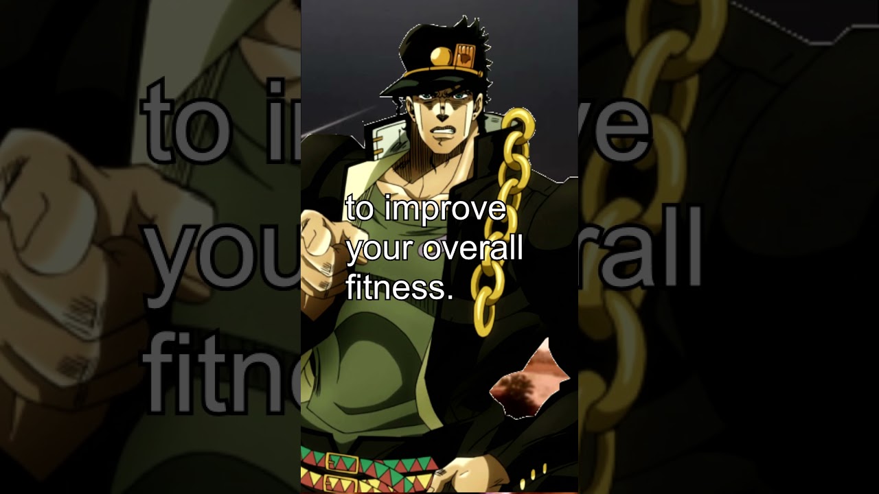 Jotaro give some workout advice