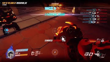 SICK QUINTUPLE Kill! Easiest team kill ever with Torbjorn