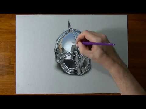 How I draw a viking helmet