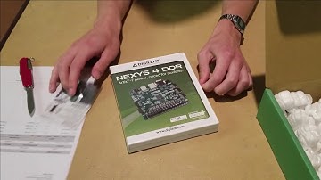 Digilent Nexys 4 DDR Xilinx FPGA Unboxing and Demo