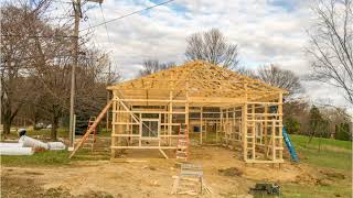 30x48 barn build timelapse