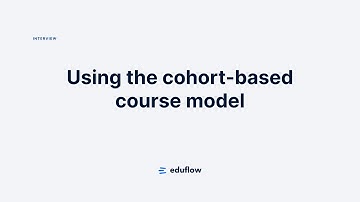 Why Dr. Philippa Hardman uses the cohort model