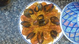 سباقتي غلال البحر spaghetti fruit de mer