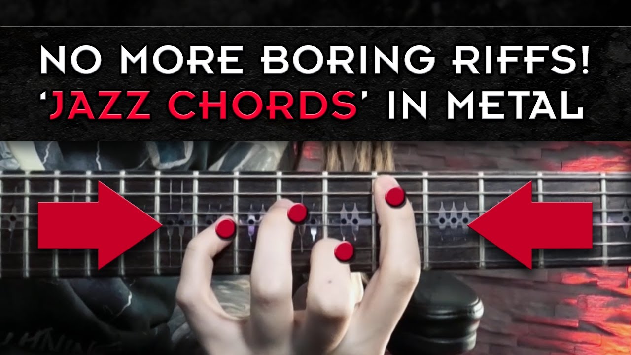 'Jazz Chords' In Metal? How To Spice Up Boring Riffs! (Chord Theory Lesson For Metal)