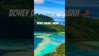 Bohey Dulang, Sabah 🇲🇾 #travel #beach #boheydulang #sabah  #semporna  #malaysia #island