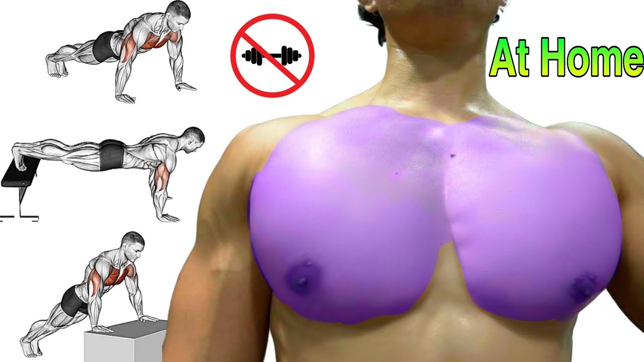 Full Chest Workout at Home (No Equipment) 