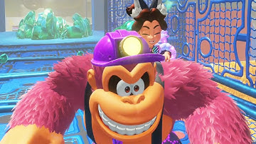 Donkey Kong Bananza Emerald Rush DLC - 100% Walkthrough Part 73 Gameplay - Feast Layer Difficulty 6