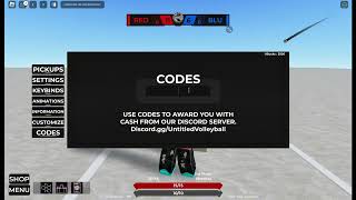 new Untitled Volleyball Codes  How To Redeem