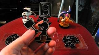 ROB Mr Game and Watch and Duck Hunt Amiibo Nintendo Figures Review screenshot 3
