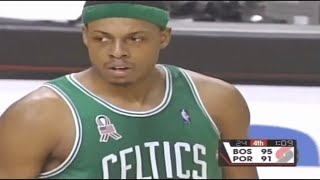 Paul Pierce 31 Points vs Portland Trail-Blazers (02/15/2002) *And1 Layup & 3 Pointer Over Sheed*