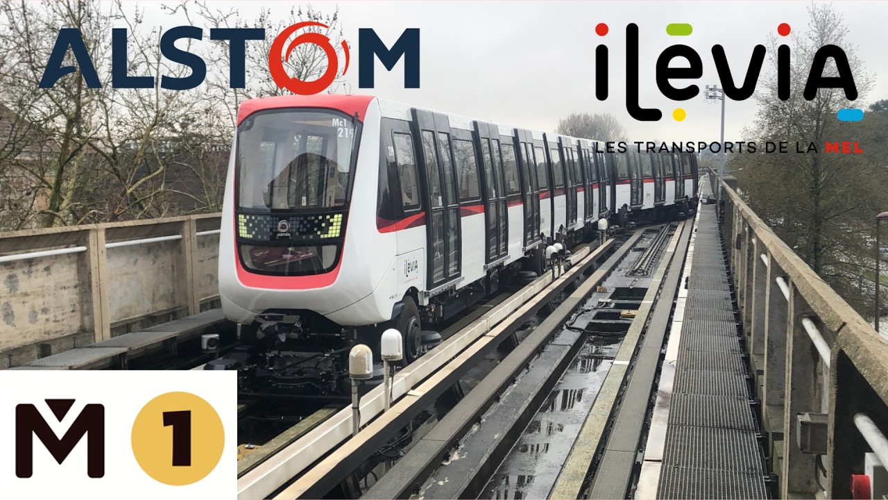 [MÉTRO LILLE LIGNE 1 🟡]. Trajet Complet à bord de la Rame MC 219.