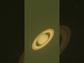 Saturn from Earth #space #shorts #fyp