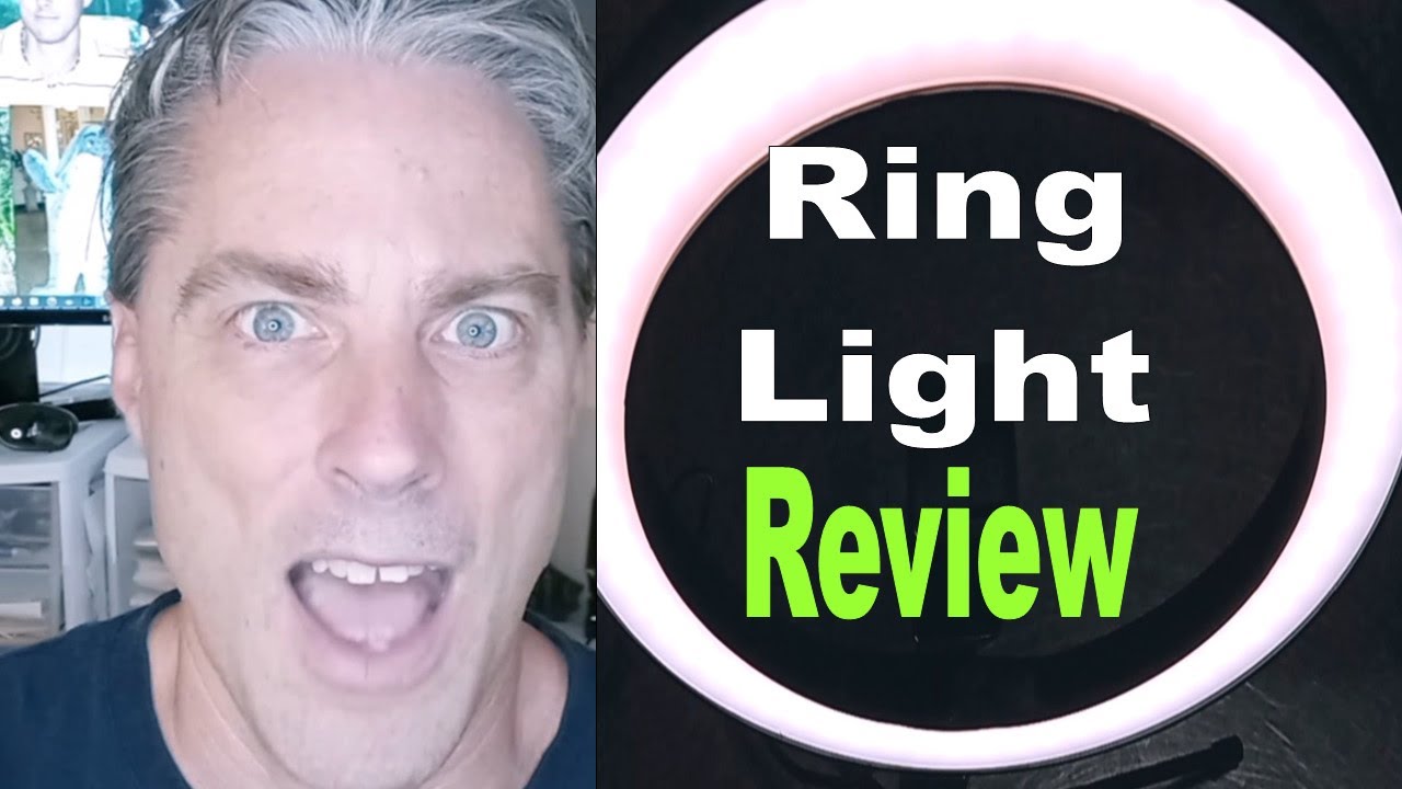 10 Inch LED Ring Light To Make YouTube Videos Review 2021 - YouTube