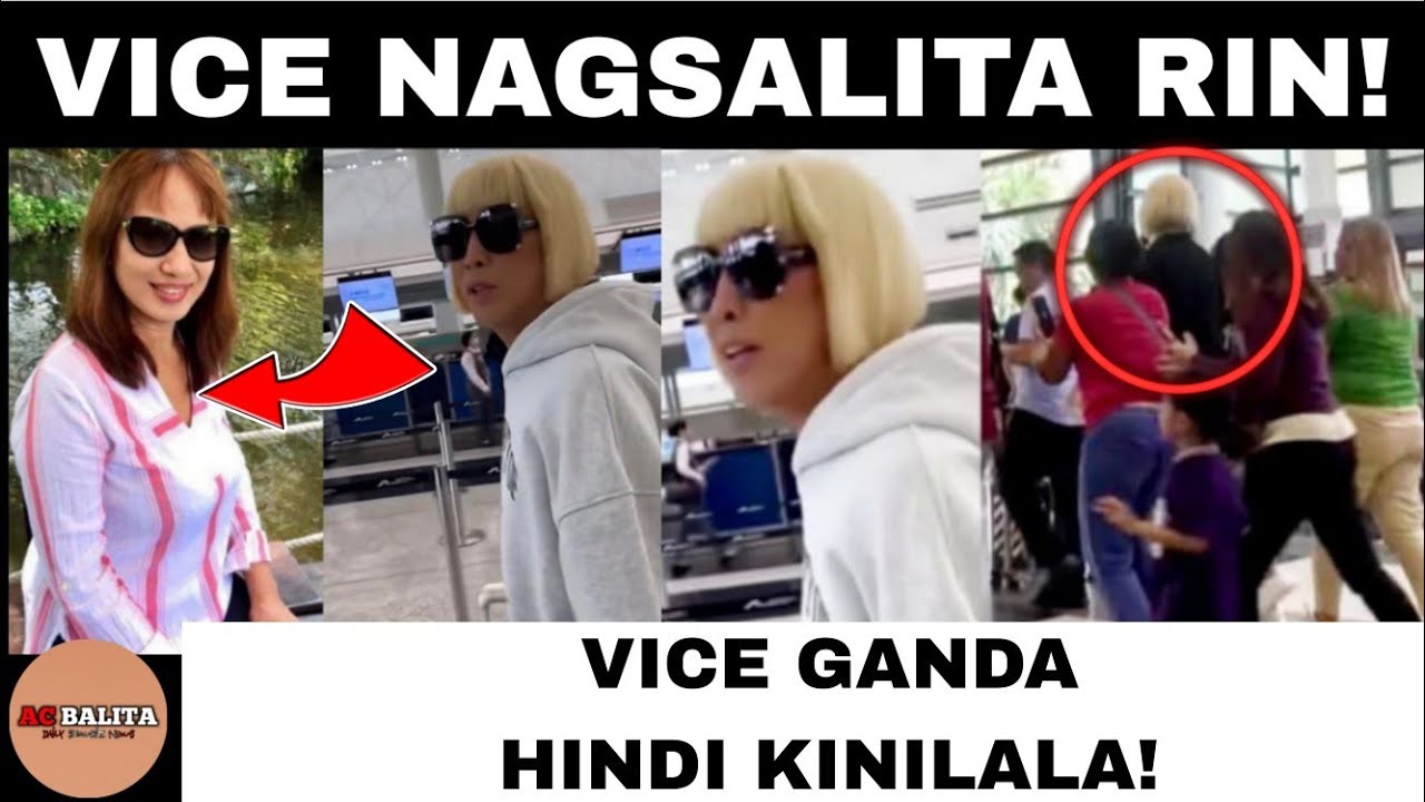 VICE GANDA VIRAL SA PAGTATARAY SA AIRPORT|NAGSALITA RIN SA LIVE NG ITS SHOWTIME 