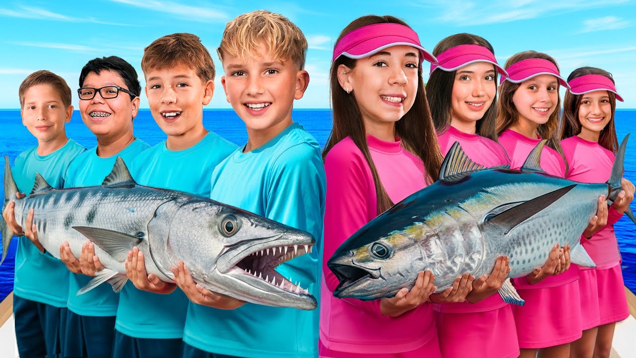 Рыболовный челлендж «Мальчики против Девочек»!