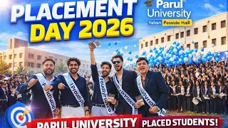 PLACEMENT DAY 2026 || Parul University vlog || @ParulUniversity @Arbazvlog5 #paruluniversity 