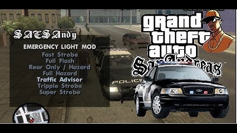 GTA SA: [ELM] Emergency Light Mod v9.1