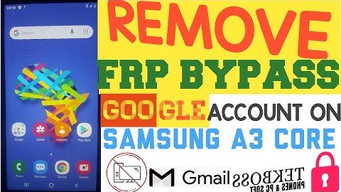 Samsung A3 Core Frp Bypass Without Pc / How To Remove Google Account Verification On SM-A013G ✔ 2021