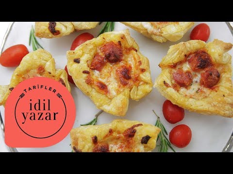Kahvaltılık Peynirli Sosisli Milföy Tarifi - İdil Tatari - Yemek Tarifleri