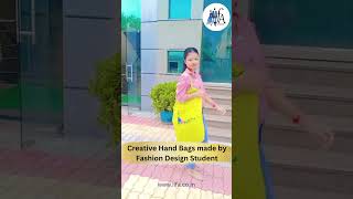 Hand Bags made by Fashion Design Student fashiondesign viral  reel acmt  ACMTGroups acmt iifa