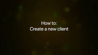 Qapla Invoice - How To Create A New Client