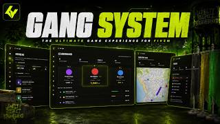 Advanced Gang System Script | Territory Map Flags XP Leaderboard | FiveM
