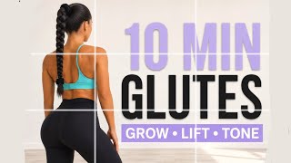 10 MIN GLUTES WORKOUT | Quick & Effective Booty Workout