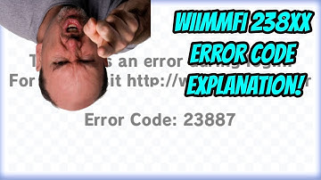 Wiimmfi: Error Code 238XX Explanation.