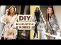 How to Make Trendy Robes with No Pattern! (Kimono-Style & Feather Cuffs) | DIY with Orly Shani
