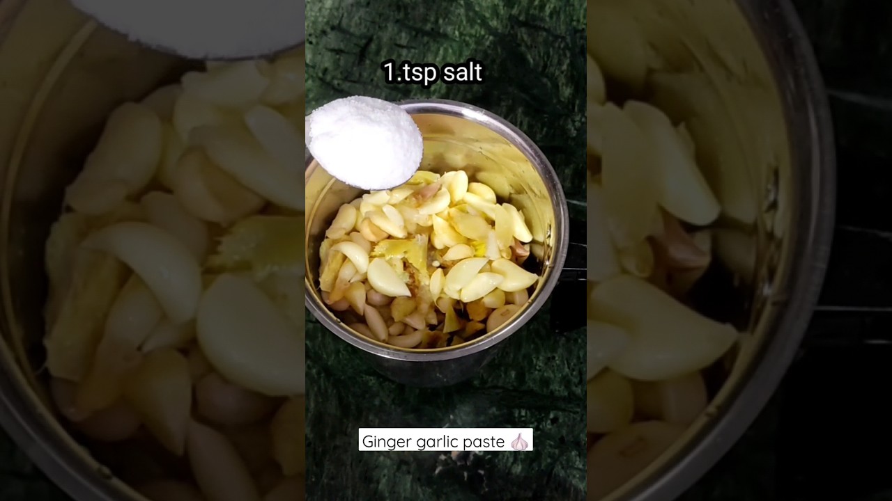 ginger garlic paste store 3.month 🧄 ky aap ka paste kala pad jata hai 😲