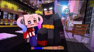 Batman stops Harley Quinn! (Minecraft Superhero Roleplay)