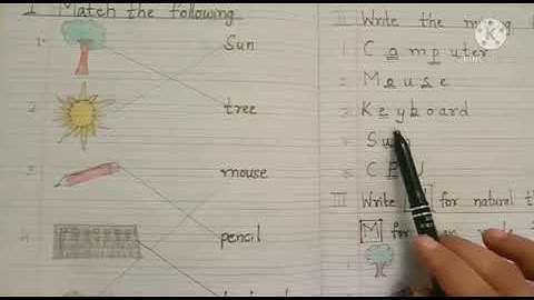 Lesson No. -  1  computer my friend,  Video - 2